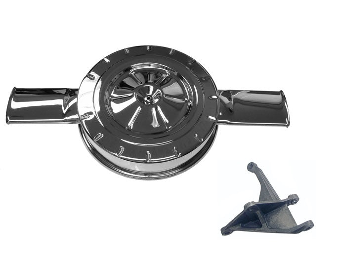 シボレー　メッキスターター 値下げ シボレー スモールブロック ステンレス ポリッシュ ヘダース