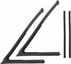 1962-67 Chevy II / Nova; Vent Frame Window Weatherstrips, Coupe, Convertible, Pair