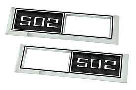 68 Impala, Bel Air, Caprice, Nova; 502 Front Side Marker Bezel; RH and LH; Pair