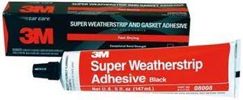 3M® Super Weatherstrip Adhesive; Black 3M
