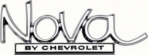 68-72 "Nova BY CHEVROLET" Trunk Emblem