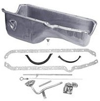 62-67 Nova Oil Pan Full Kit, With Small Block, Front Sump