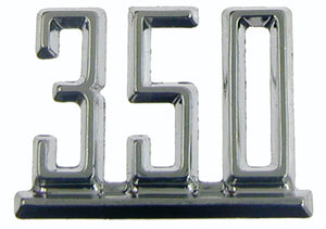 65-67 Nova "350'" Fender Emblem (Sold as Each)