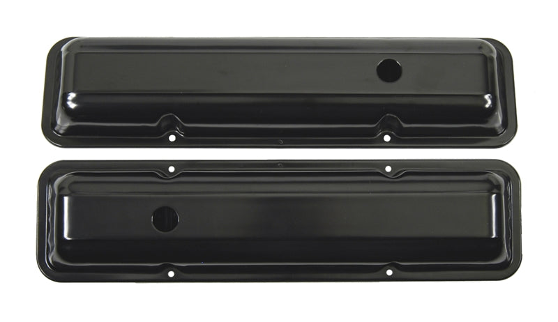 68 Nova 350 Black Valve Covers (Sold as a Pair)